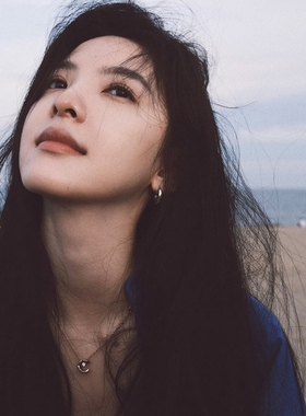 章若楠同款水冰月项链