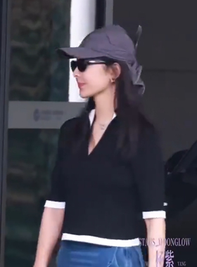 杨紫同款头巾帽美式复古紫色格纹绑带棒球帽嘻哈时尚遮阳鸭舌帽潮