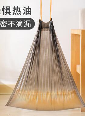 贝傅特手提背心式收口5多色加厚自动收口抽绳塑料袋子黄色垃圾袋*