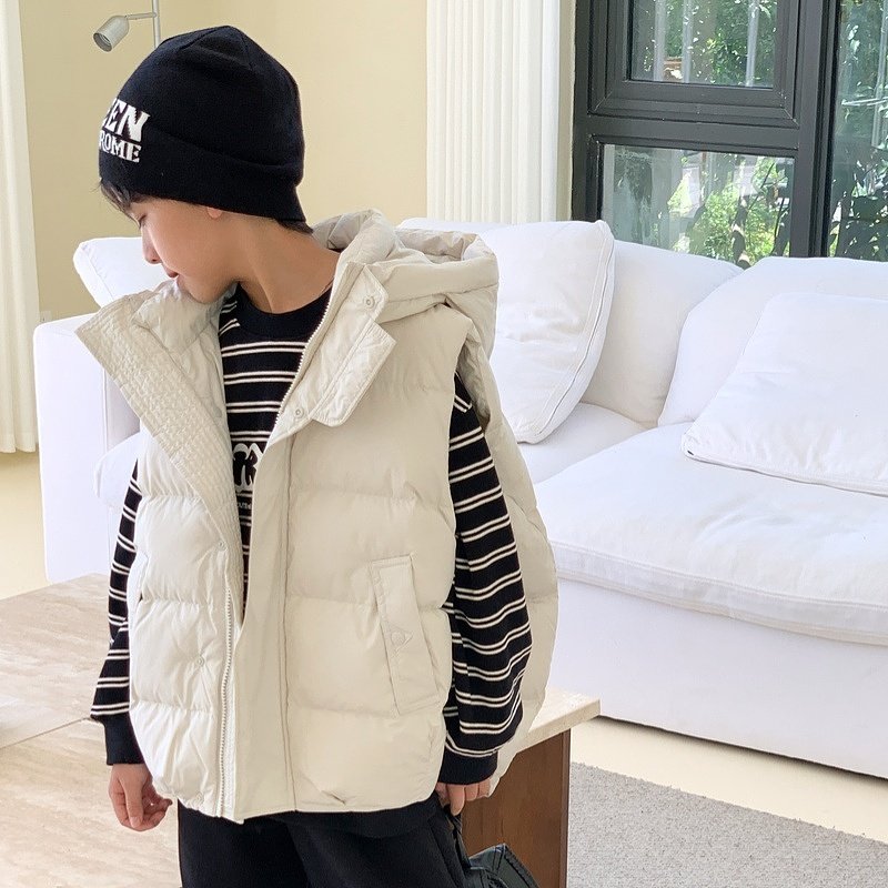【商场同款】越也童装男童短款羽绒马夹儿童马甲2024年秋冬新款,淘宝优惠券,粉丝福利购,淘宝优惠卷