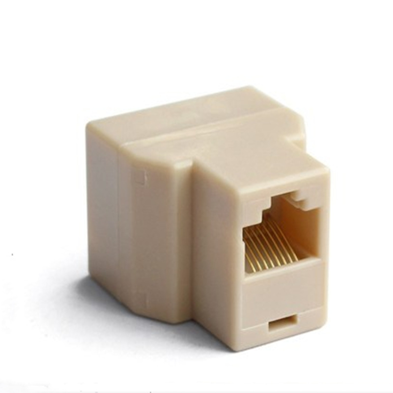 RJ45三通网络头一对使用rj45网线一分二同时上网连接/换头 延长器 - 图2
