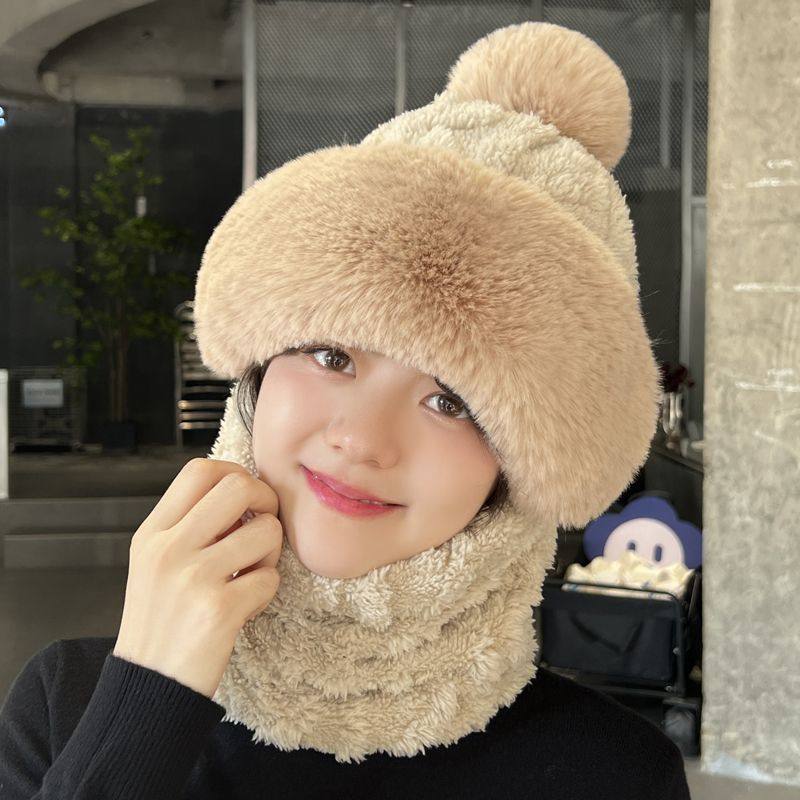 冬天帽子护耳防风户外骑车女韩版围脖口罩一体加绒加厚保暖包头帽,淘宝优惠券,粉丝福利购,淘宝优惠卷
