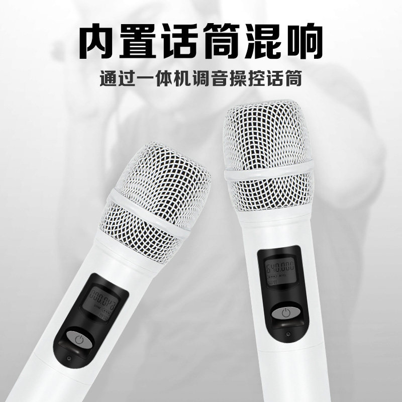 致享v9家庭移动智能ktv机麦触摸屏 致享影音KTV/卡拉OK音箱