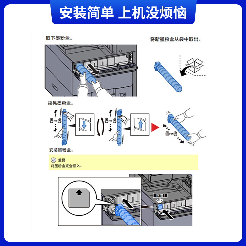 适用Ricoh理光C2550粉盒理光2010粉盒理光2030粉盒理光C2050粉-图1