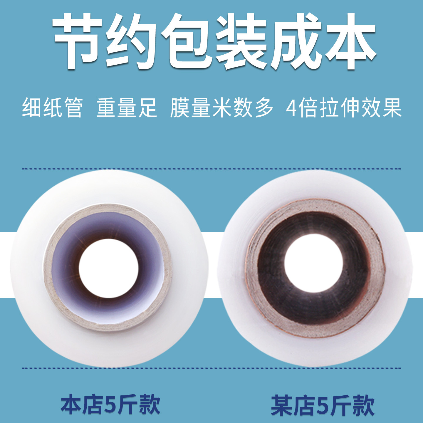 pe缠绕膜拉伸膜30cm透明快递保护膜搬家包装膜塑料薄膜工业打包膜,淘宝优惠券,粉丝福利购,淘宝优惠卷