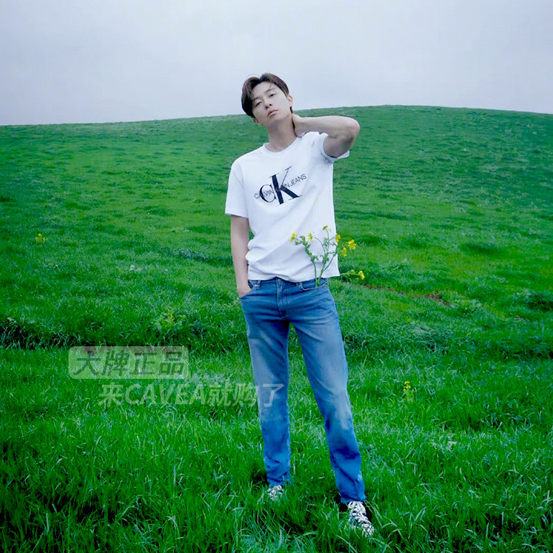 正品calvin klein/ ck夏新款男t恤 Cavea海外T恤