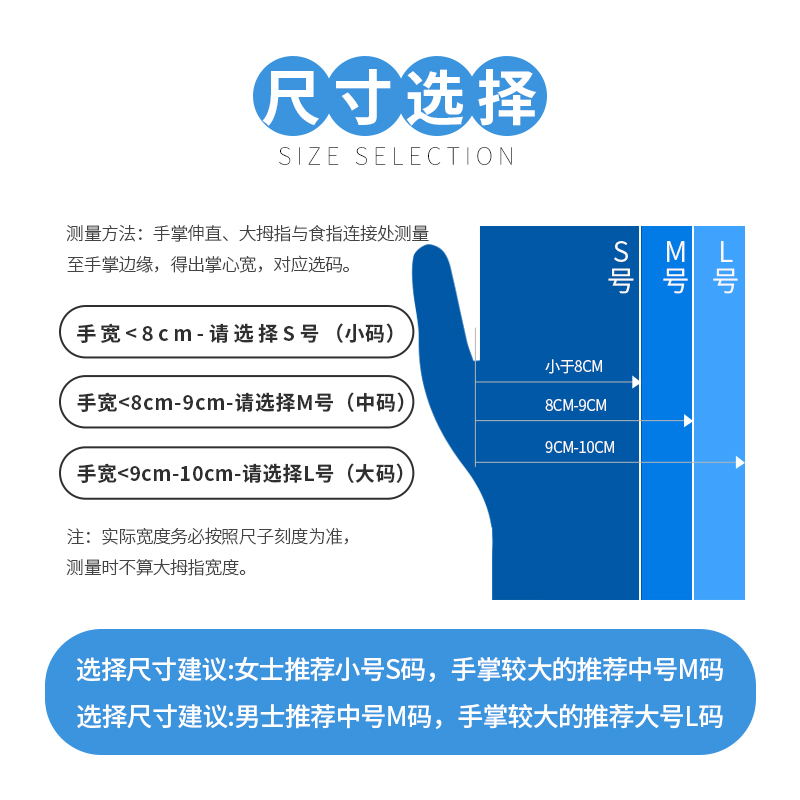 医用手套橡胶乳胶手套一次性医生专用外科防护医疗检查实验无菌型 - 图3