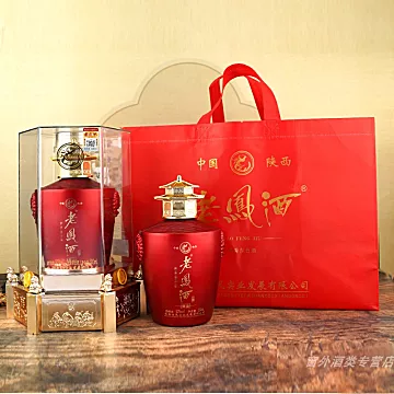 陕西老凤酒52度白酒6瓶精美喜庆礼盒[1000元优惠券]-寻折猪
