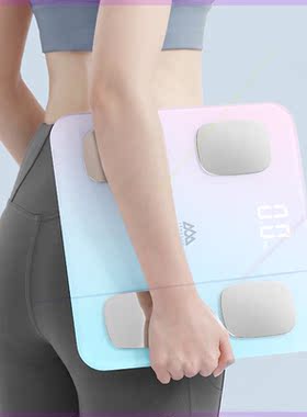 精准电子秤八电极体重秤家用体脂秤智能测脂小型人体秤电子称