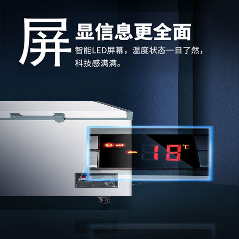 荣事达商用大容量家用保鲜冷冻冰柜 荣事达多方达冷柜