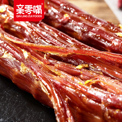 亲零嘴风干烤脖整根手撕鸡脖子卤味解馋小零食小吃休闲食品非鸭脖 - 图0