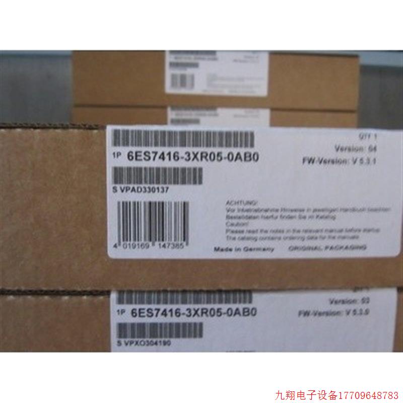 Inquiry before bidding 6ES7416-3XR05-0AB0 S7-400 CPU416-3DP central processing module