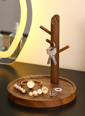 中古风入户玄关摆件进门钥匙收纳