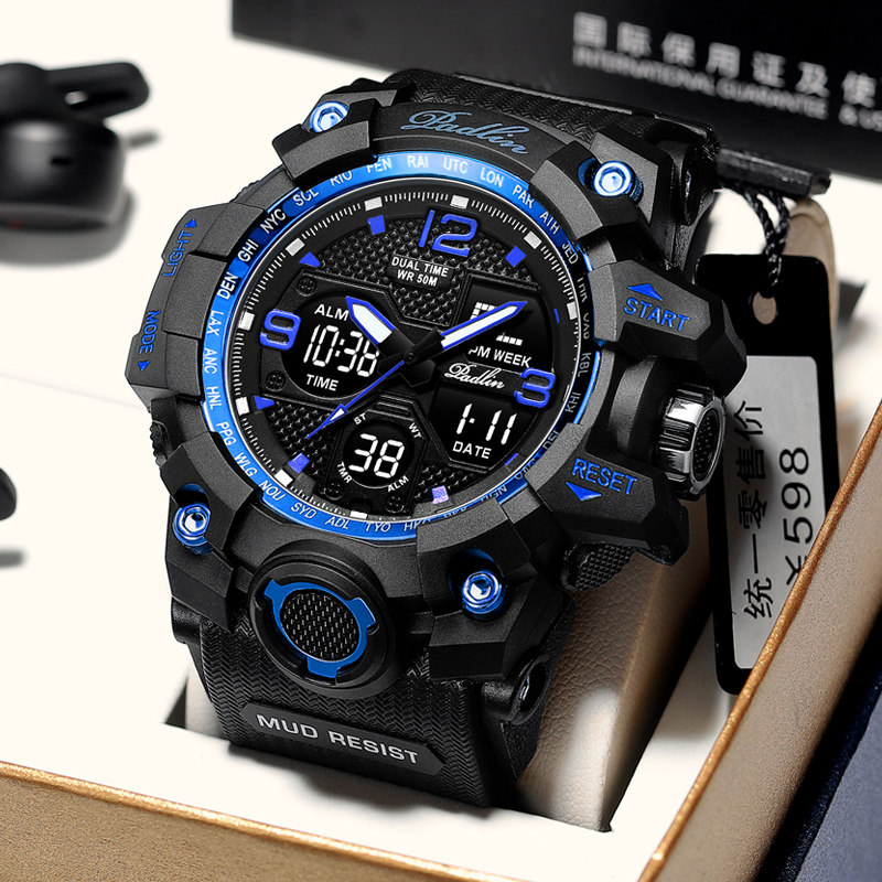 2020新款多功能电子男学生潮流男表 派得霖国产腕表