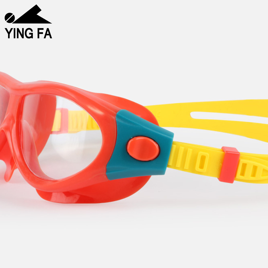 英发儿童大框泳镜高清男孩游泳眼镜 英发煜钒泳镜