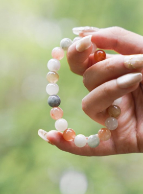 多宝兔毛水晶手链手串手链