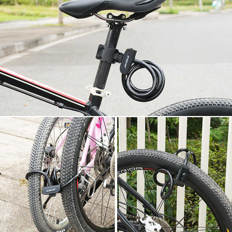 山地自行车防盗钢缆锁电动电瓶摩托车锁公路车便携童车锁单车配件,淘宝优惠券,粉丝福利购,淘宝优惠卷