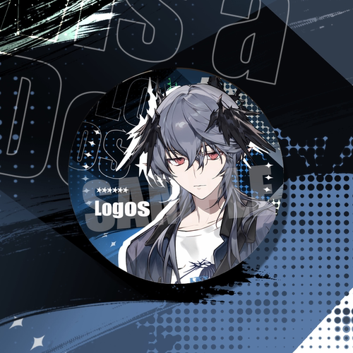 明日方舟徽章日服快闪五周年维什戴尔魔王泥岩周边双闪大徽章吧唧 - 图3