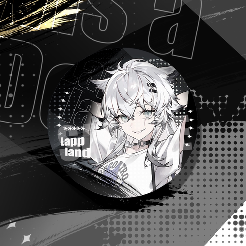 明日方舟徽章日服快闪五周年维什戴尔魔王泥岩周边双闪大徽章吧唧 - 图1