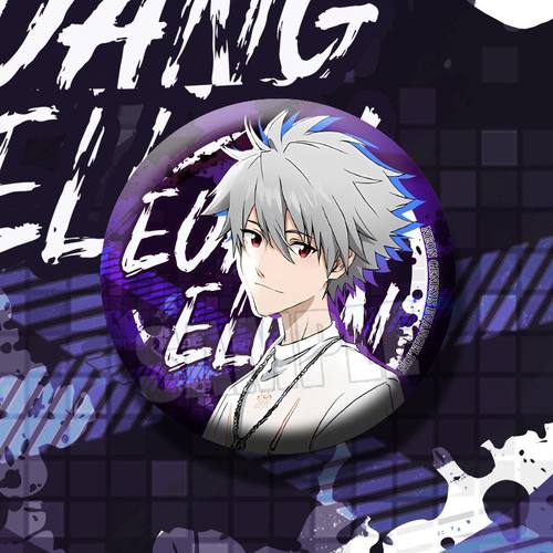 EVA动漫周边双闪艺术与潮流系列明日香绫波丽75mm双闪徽章吧唧 - 图3