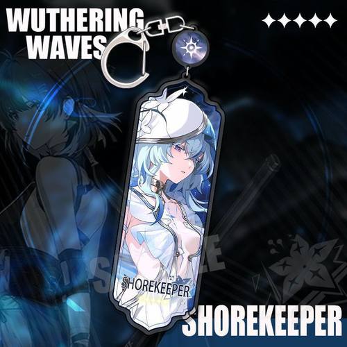 鸣潮游戏周边赞妮坎特雷拉卡提希娅长条亚克力钥匙扣挂件通包装饰 - 图2