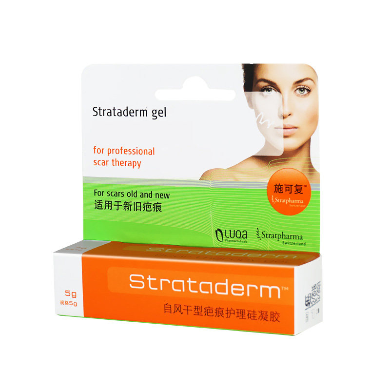 施可复strataderm 5g疤痕护理硅凝胶 施可复宁腾祛疤产品