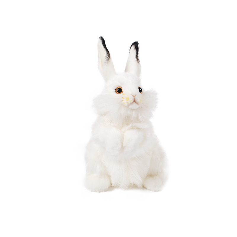 hansa兔年可爱小白兔毛绒玩具宝宝生日新年礼物兔子公仔送女孩 - 图3