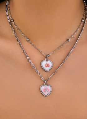 欧美跨境饰品简约小清新小狗心形