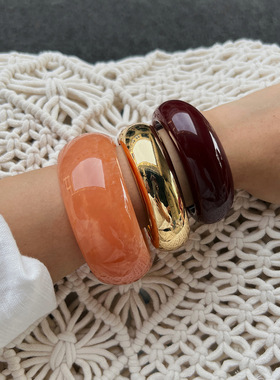 欧美跨境夸张ins风晕染亚克力树