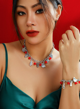 欧美跨境饰品创意多元圣诞树礼盒