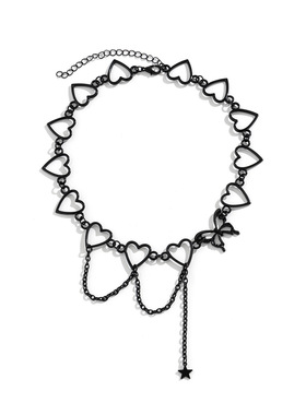 欧美跨境饰品甜酷不对称蝴蝶星形