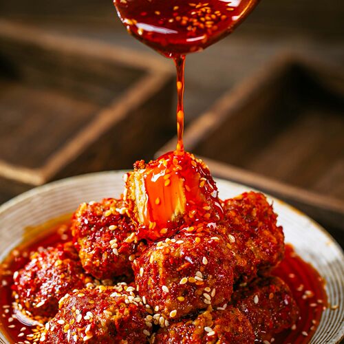 川味麻辣农家特产自制手工红油豆腐乳毛霉豆卤腐湖南香辣味下饭菜 - 图2