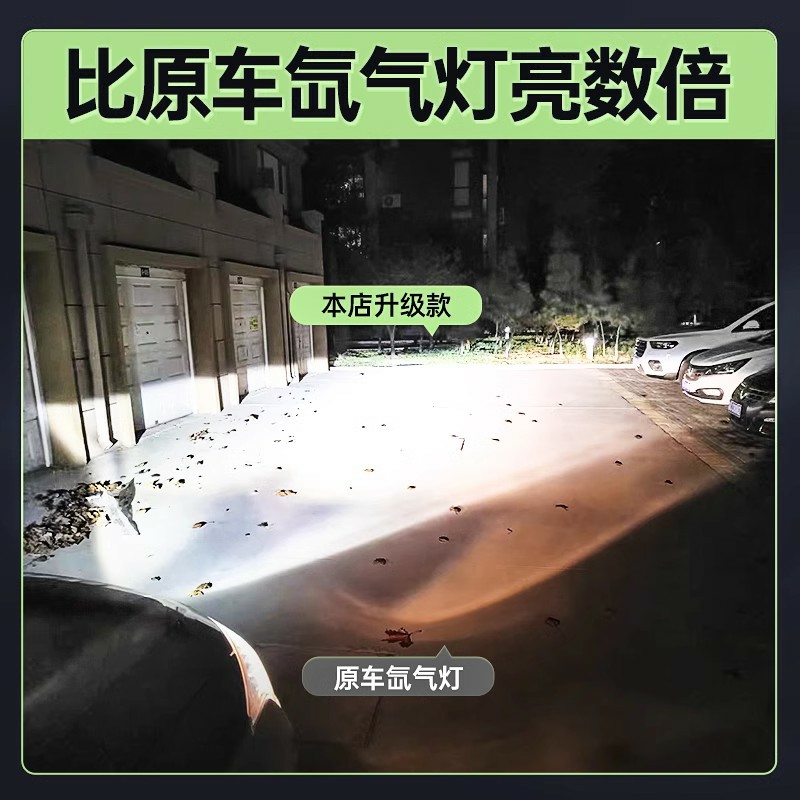 路虎揽胜行政版揽运发现4神行者2极光神行氙气灯泡改LED前大灯D3S - 图0