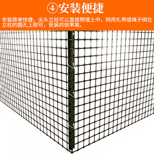 养殖网塑料网栅栏隔隔离家用防护网鸡鸭漏粪塑料网格网拦鸡围栏网 - 图1