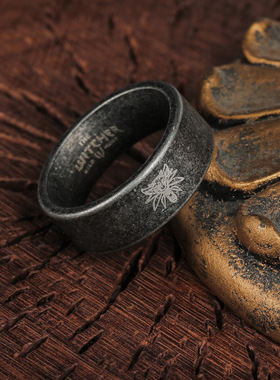 TheWitcher3狼头欧美复古做旧古