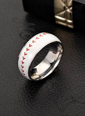 钛钢指环不锈钢钛钢指环