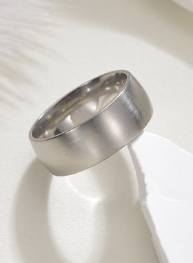 大号13号欧美简约潮男饰品拉丝不