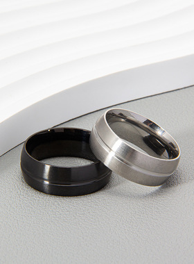 不锈钢钛钢指环戒指rin品手饰扳