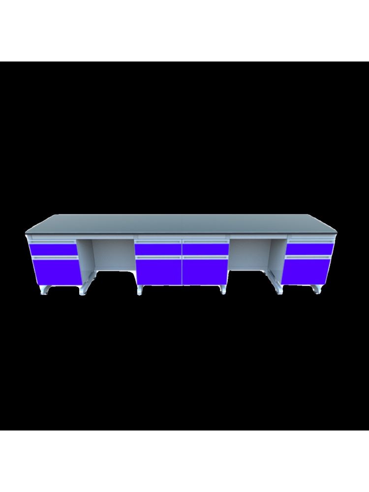 适用钢木实验室工作台全钢实验台试验台实验桌边台通风柜化验室操 - 图2