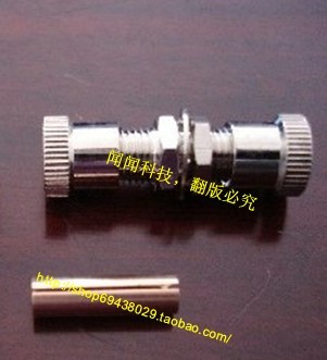 适用SMA905适配器光纤耦合器光纤跳线对接器 SMA905转SMA905接-图1