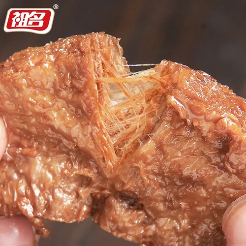 祖名素牛排500g豆干手撕素肉卤味素食零食小吃休闲食品豆干 - 图2