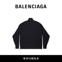 BALenciaga Paris Shijia 24 springtime SKIWEAR-Half-zip with high collar needlework