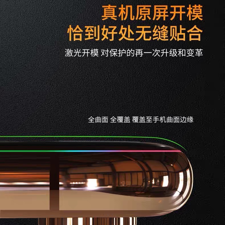 iphone11钢化膜15pm适用苹果X手机13pro全屏覆盖xsmax软包边iphonexr防窥膜14pro蓝光抗摔十一12promax手机膜 - 图2