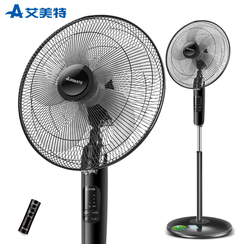 艾美特落地家用办公室台立式落地扇 艾美特十年电风扇