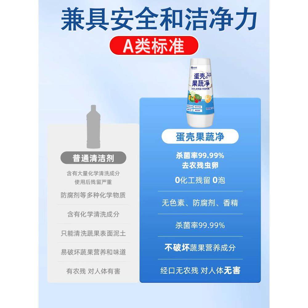 蛋壳果蔬净旗舰店零果清洁粉洗水果孕妇母婴洗涤盐农药残留清洗剂,淘宝优惠券,粉丝福利购,淘宝优惠卷