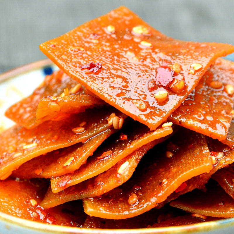 湖南特产香辣豆干豆腐干麻辣片辣条 赛一食品豆腐干
