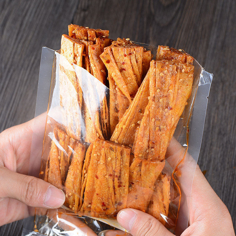 湖南特产儿时辣片豆皮重庆麻辣豆干 赛一食品豆腐干