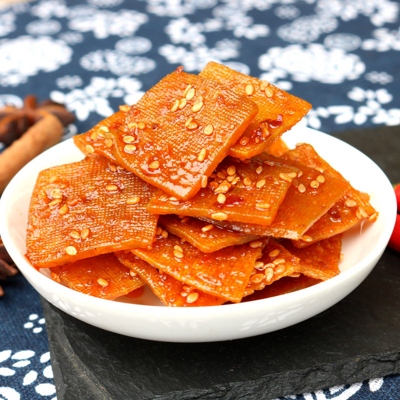 湖南特产香辣豆干豆腐干麻辣片辣条 赛一食品豆腐干