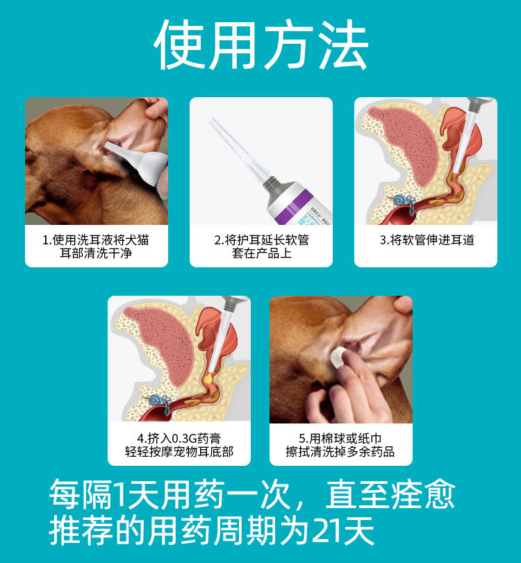 澳龙益耳净制霉菌素软膏宠物猫咪狗耳炎耳螨瘙痒滴耳液耳药益尔净,淘宝优惠券,粉丝福利购,淘宝优惠卷