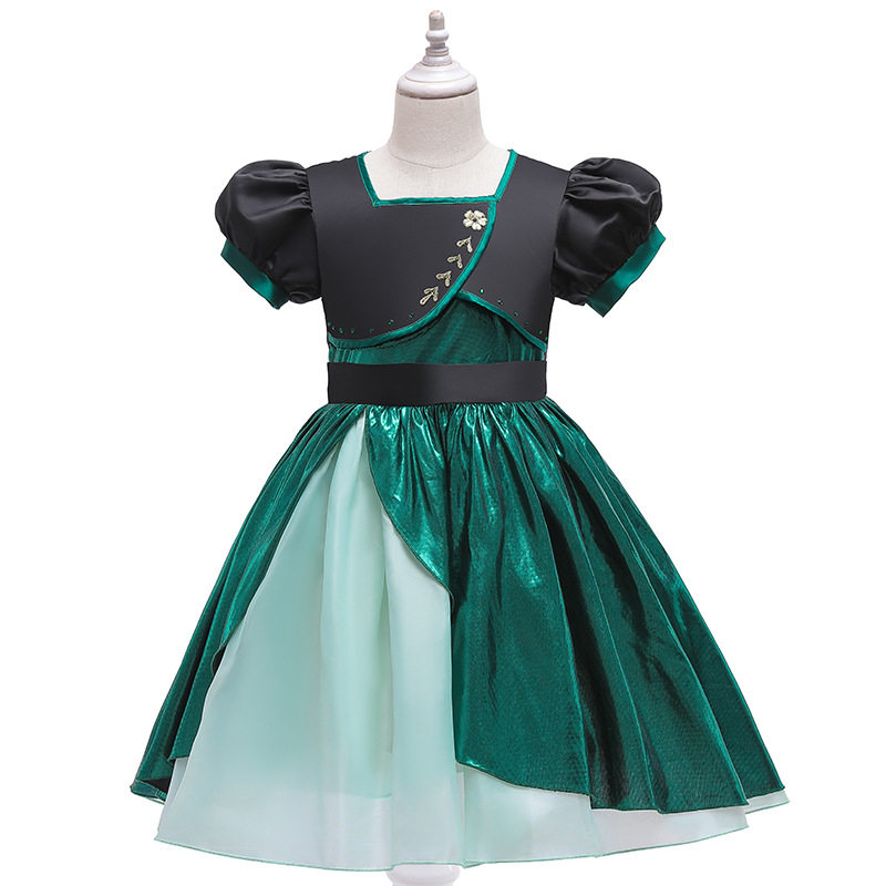 2021新款女童灰姑娘米奇礼服连衣裙 星莉缇连衣裙